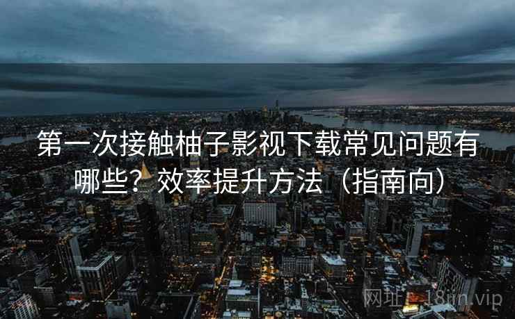 第一次接触柚子影视下载常见问题有哪些？效率提升方法（指南向）