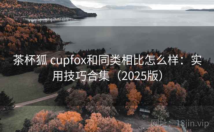 茶杯狐 cupfox和同类相比怎么样：实用技巧合集（2025版）