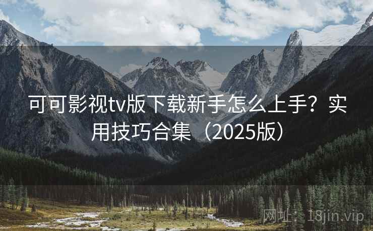可可影视tv版下载新手怎么上手？实用技巧合集（2025版）