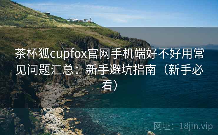 茶杯狐cupfox官网手机端好不好用常见问题汇总：新手避坑指南（新手必看）