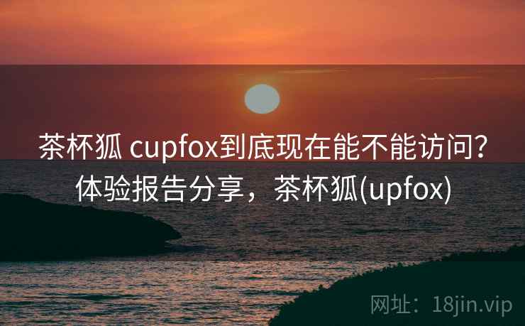 茶杯狐 cupfox到底现在能不能访问？体验报告分享，茶杯狐(upfox)